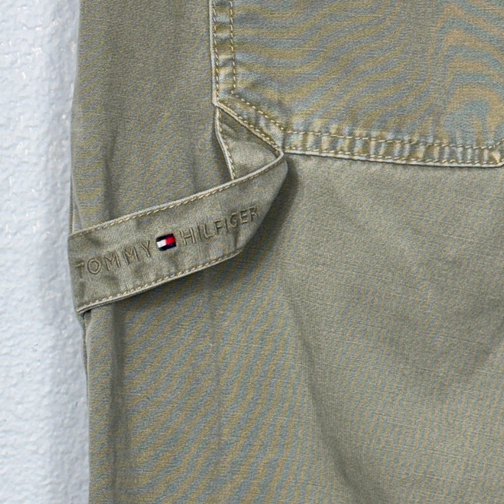 Vintage Tommy Hilfiger Women's Utility Pants with Logo Strap